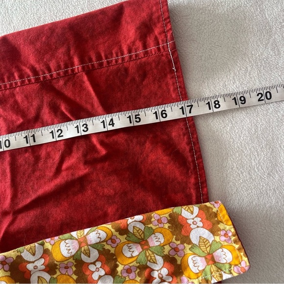 Y2K Vintage Style Floral and Paisley Wrap Skirt - Red Mini Skirt - Picture 9 of 9